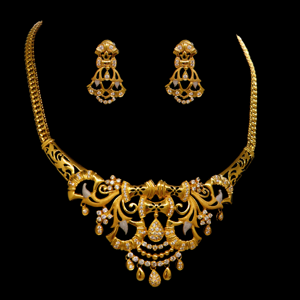 21K Short Necklace Set – SW33604