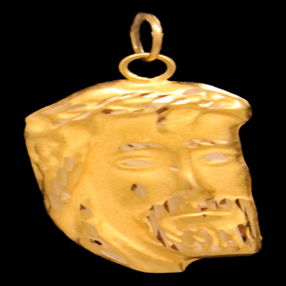18K Gold Christian Pendant - SW18175