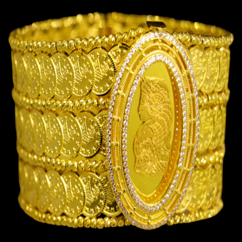 21K Gold Bangle Bracelet – SW26096