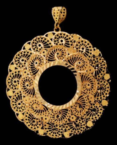 21k Gold Coin Frame