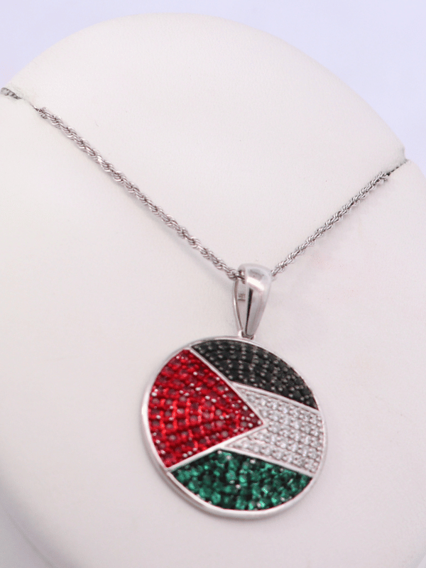 14K White Gold Diamond Necklace – SW31581