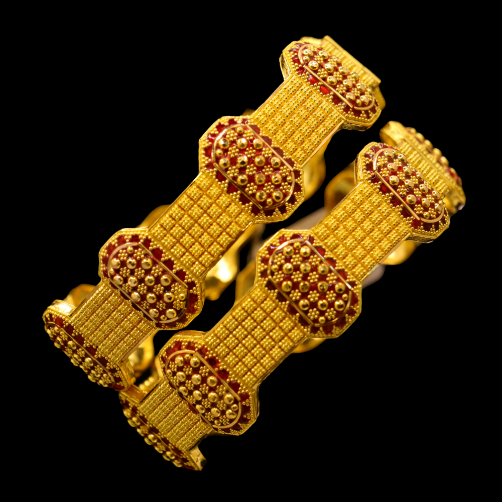 22K Gold Bangle Bracelet – SD26926 image 2 of 2