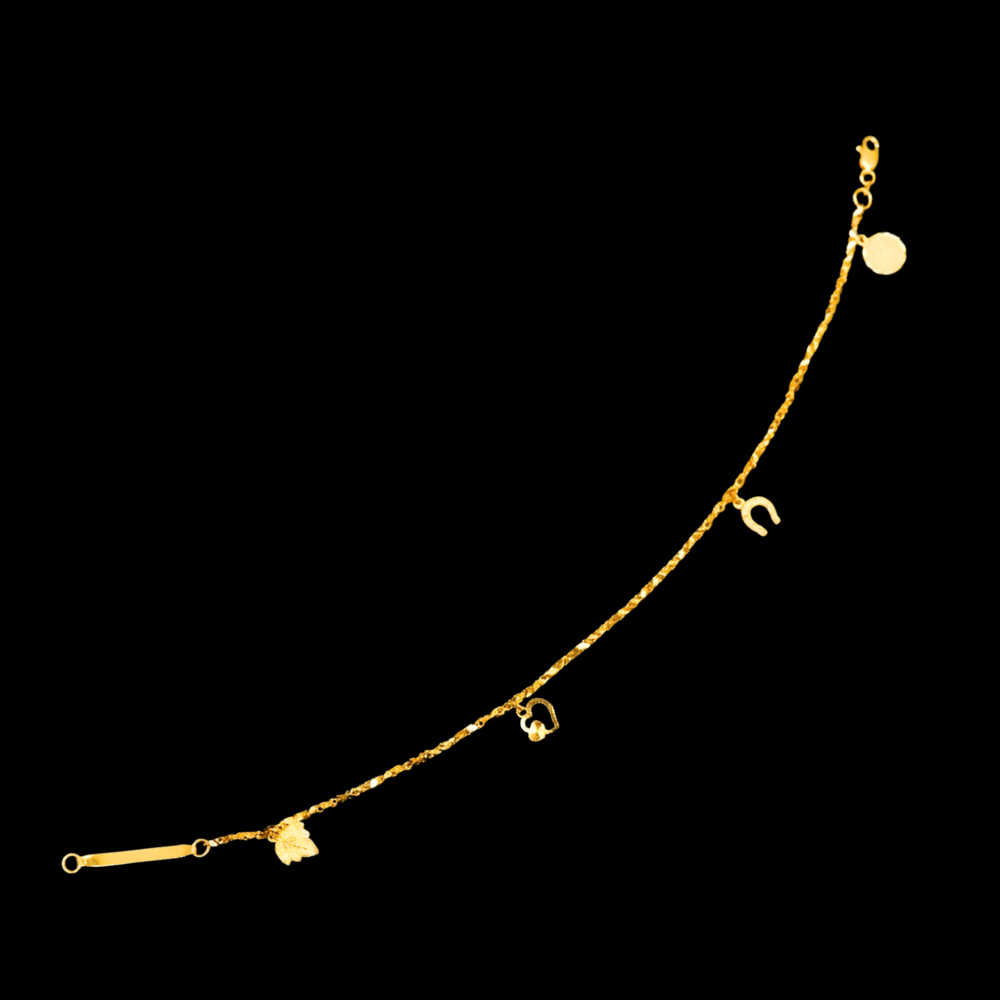 21k Gold Anklet