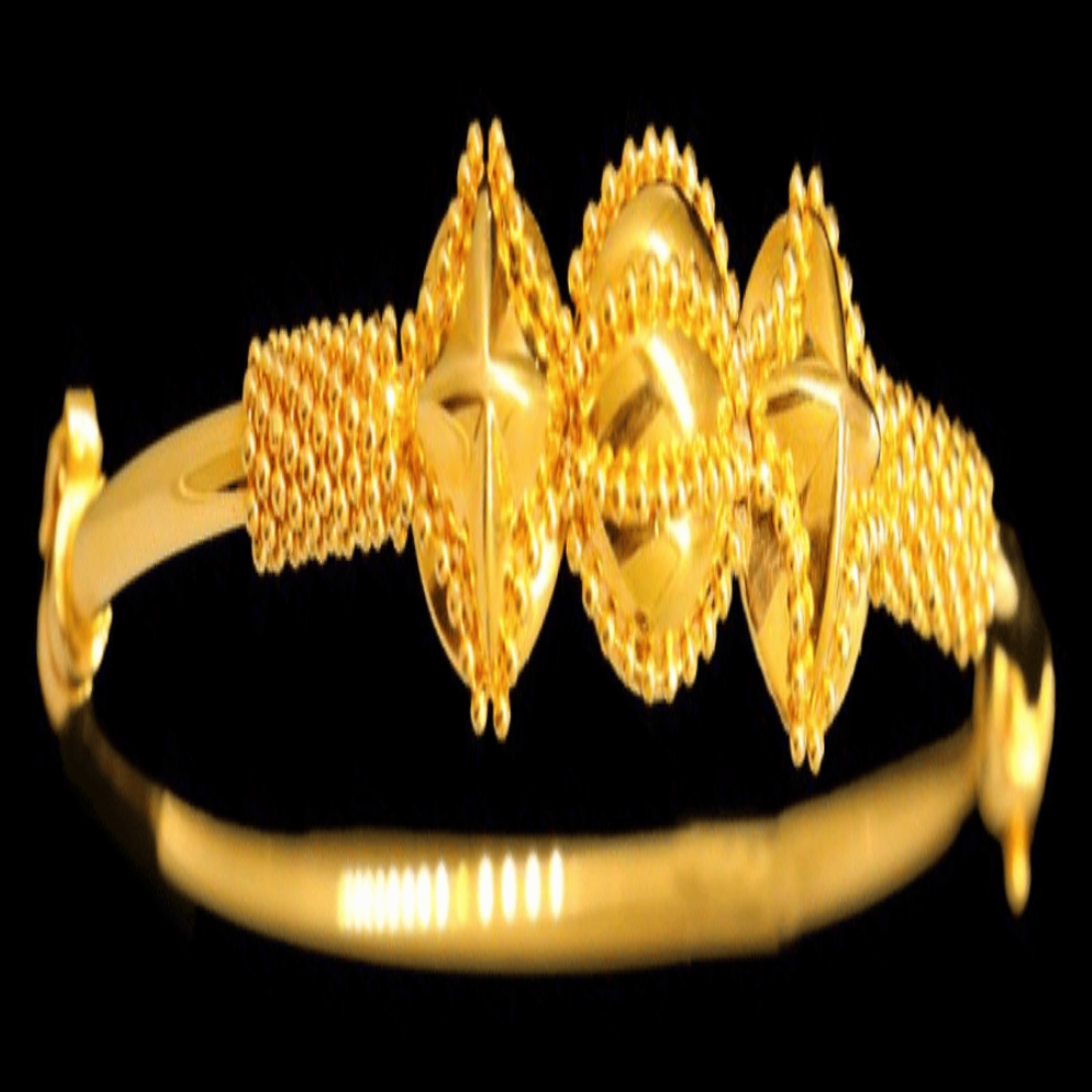 21k Gold Bangle Bracelet