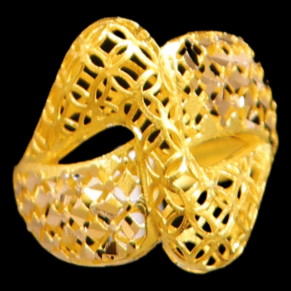 21K Yellow Gold Ring – Size 4 – SW32442