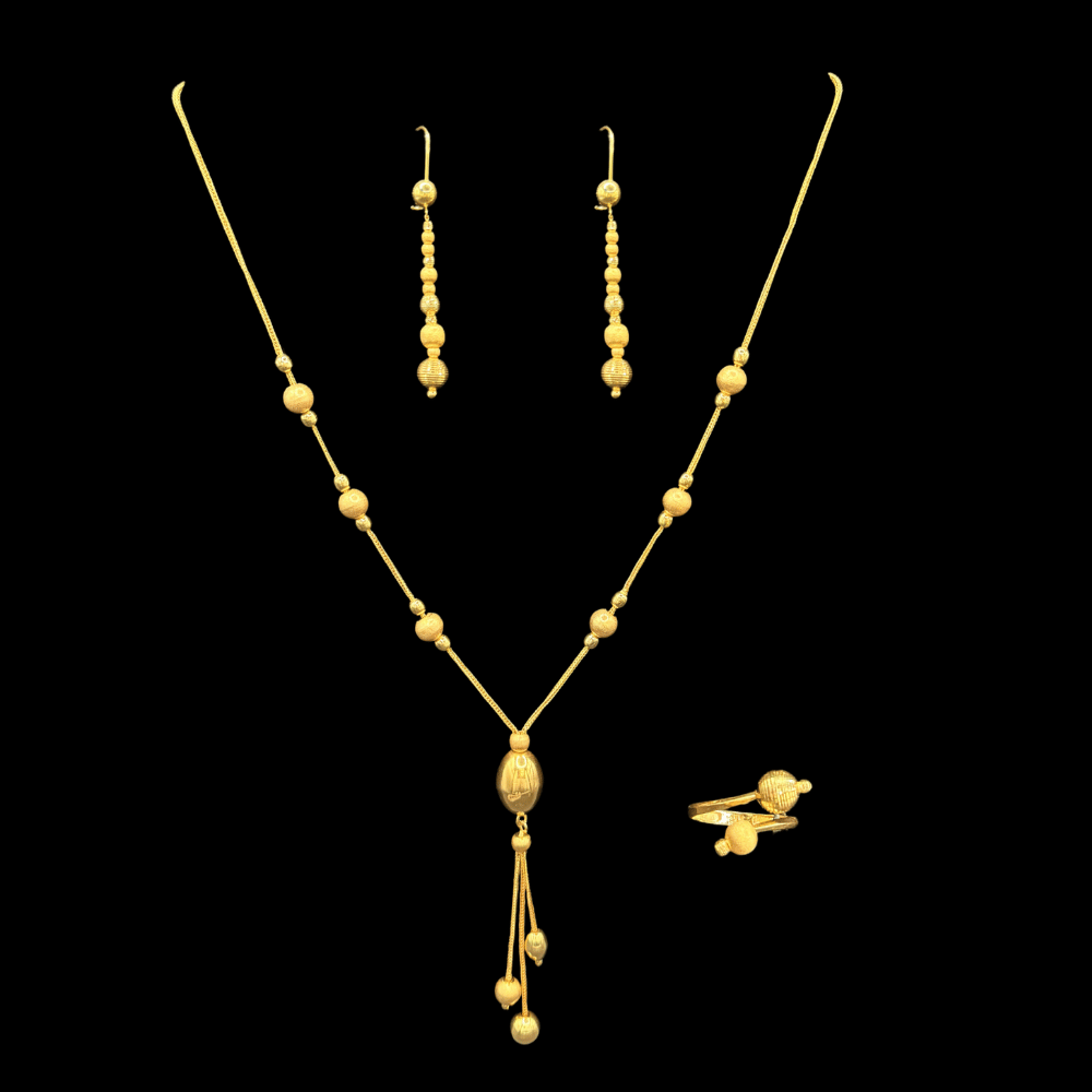 21K Gold Necklace Set