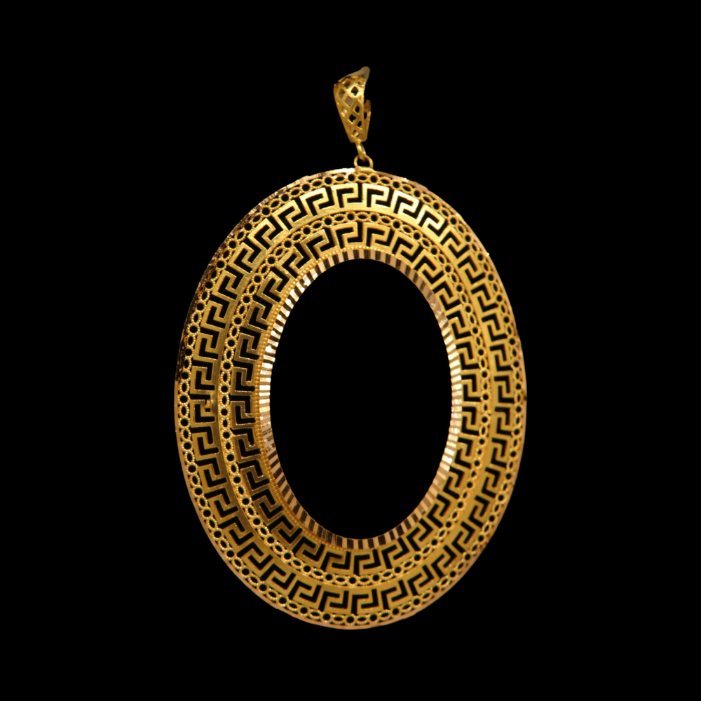 21K Oval One-Ounce Coin Frame – SW31273