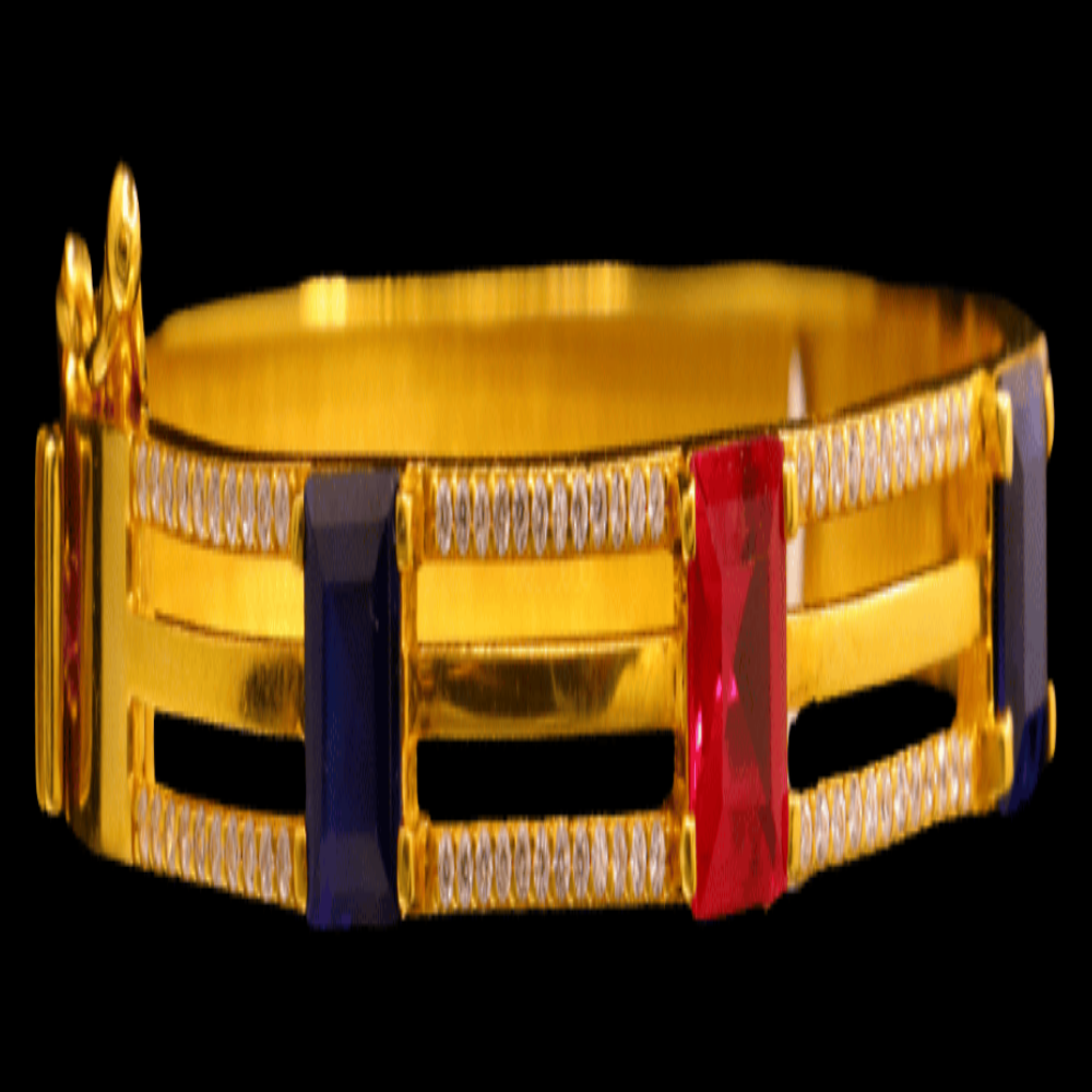21K Gold Bangle Bracelet – SB25070