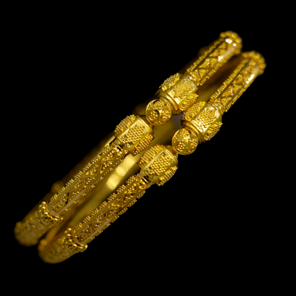 22K Gold Bangle Bracelet – SW27302 image 2 of 2