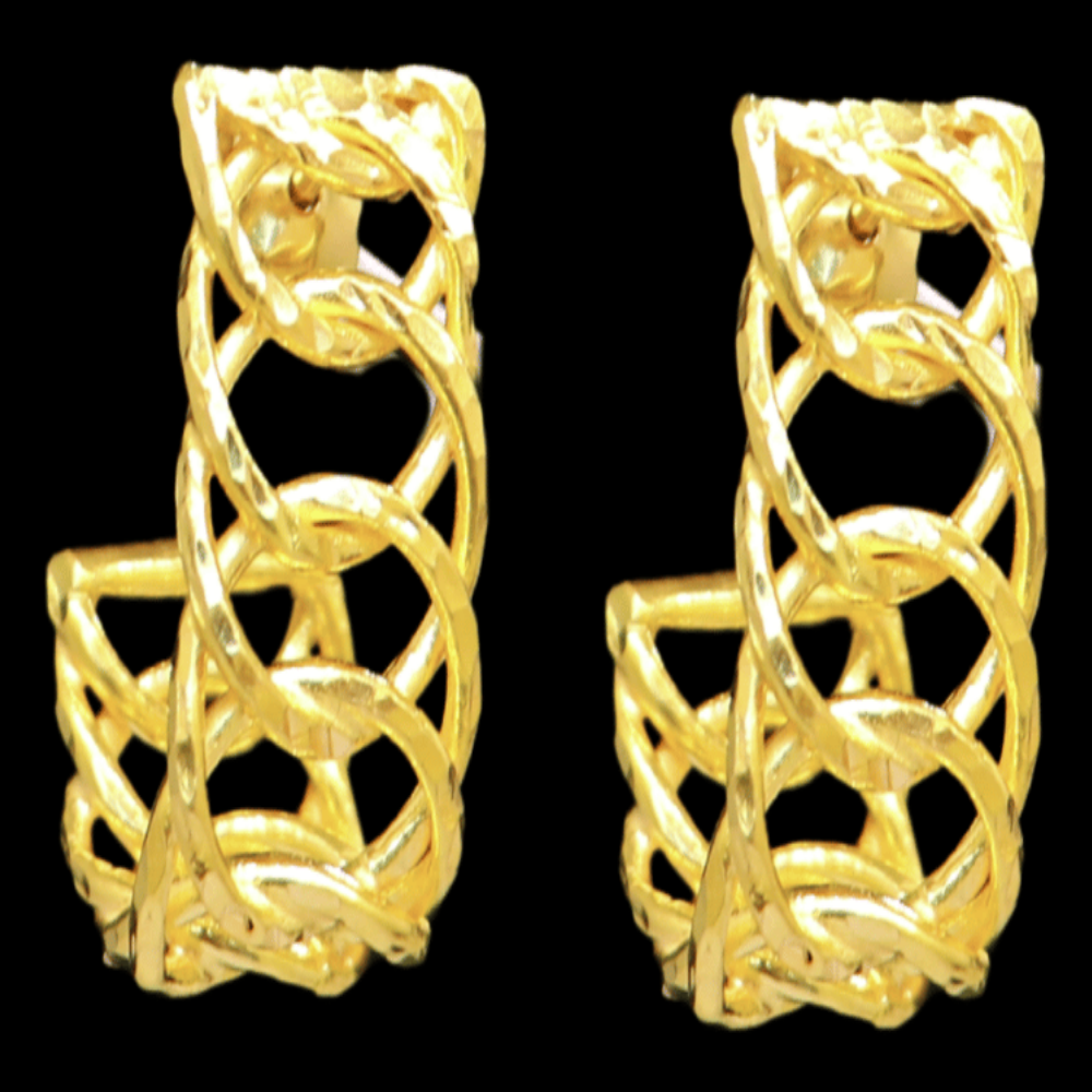21K Gold Stud Earrings - SW32742