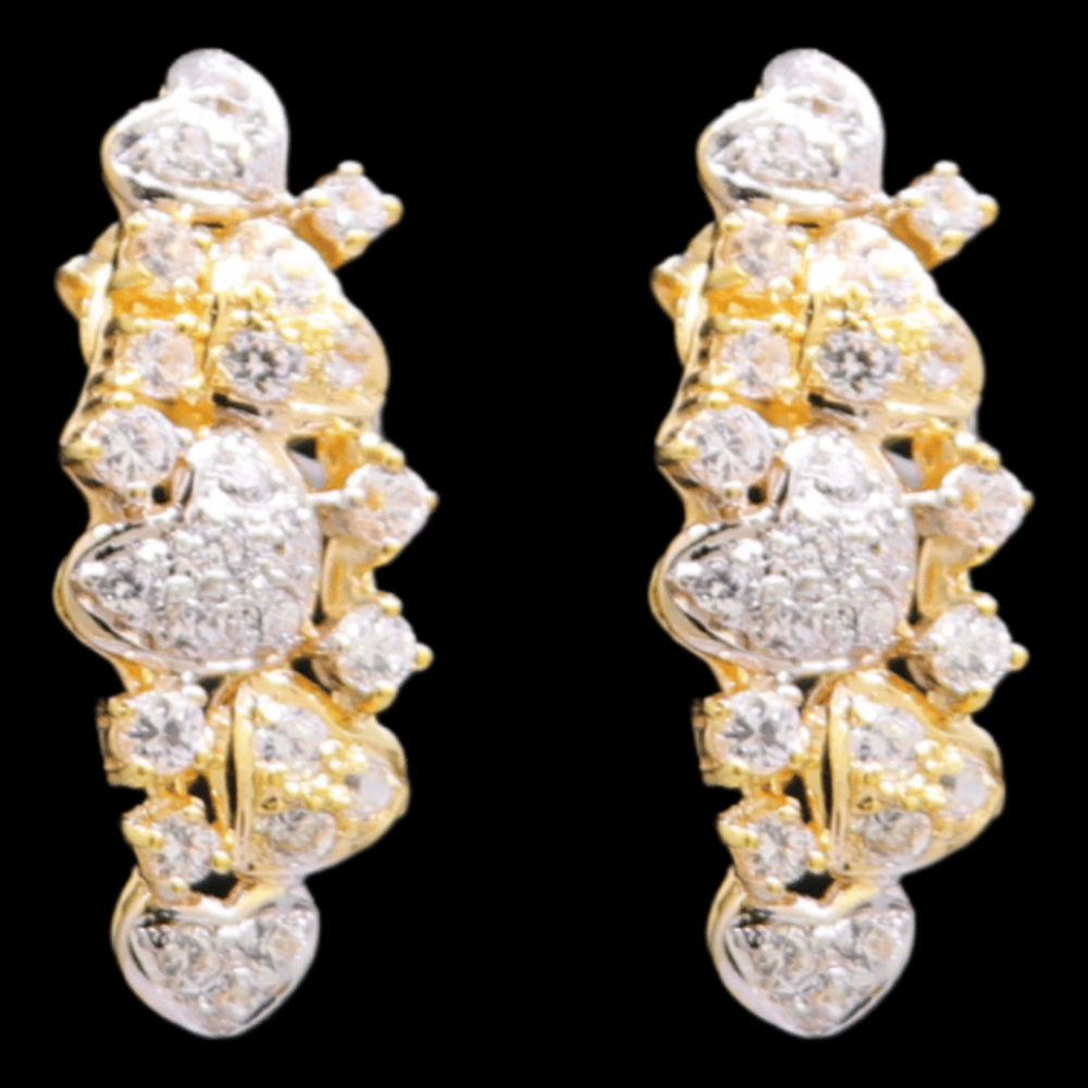 21K Gold Drop Earrings - SW31458