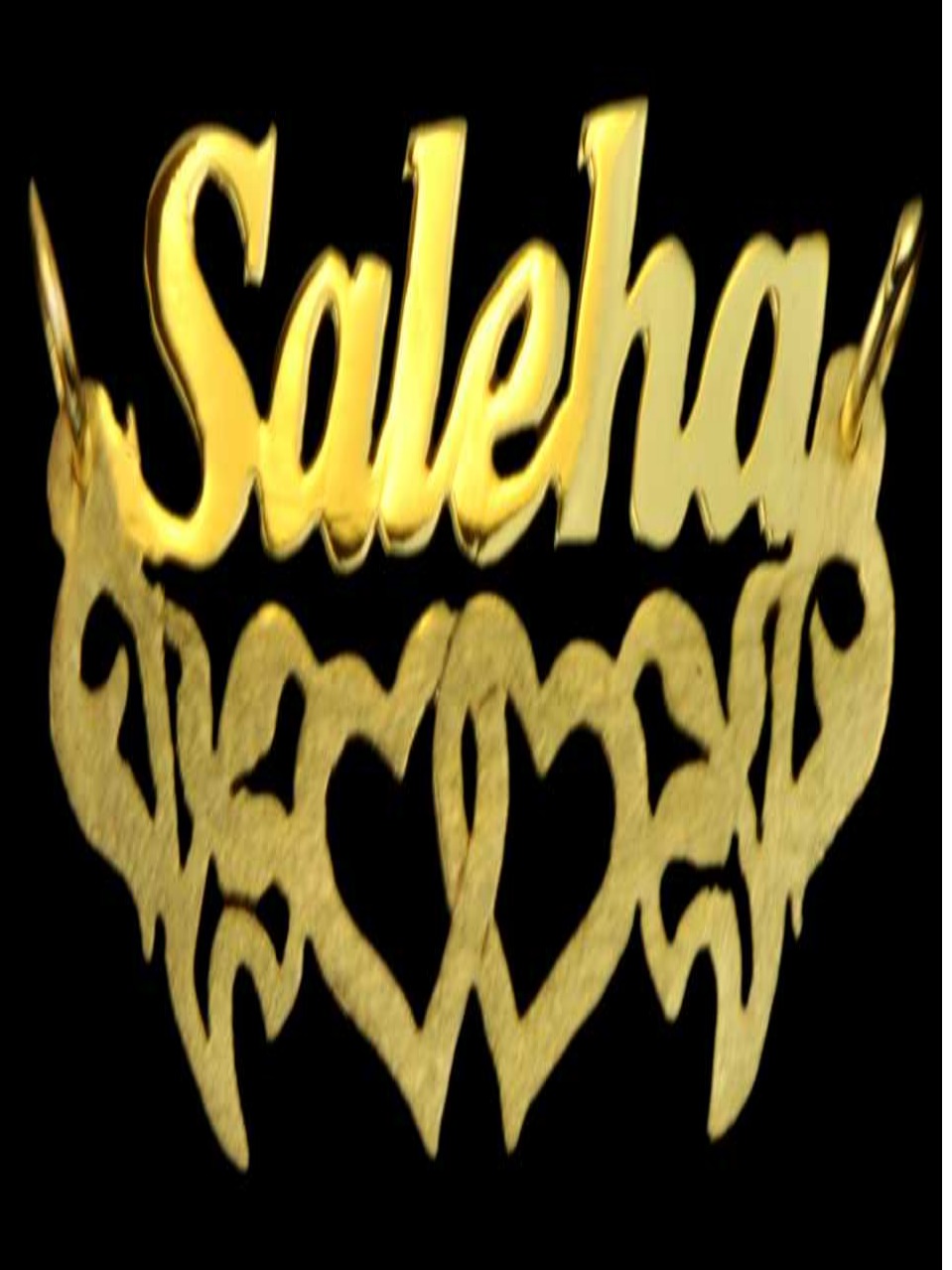 21K Personalized Nameplate Necklace – 1888
