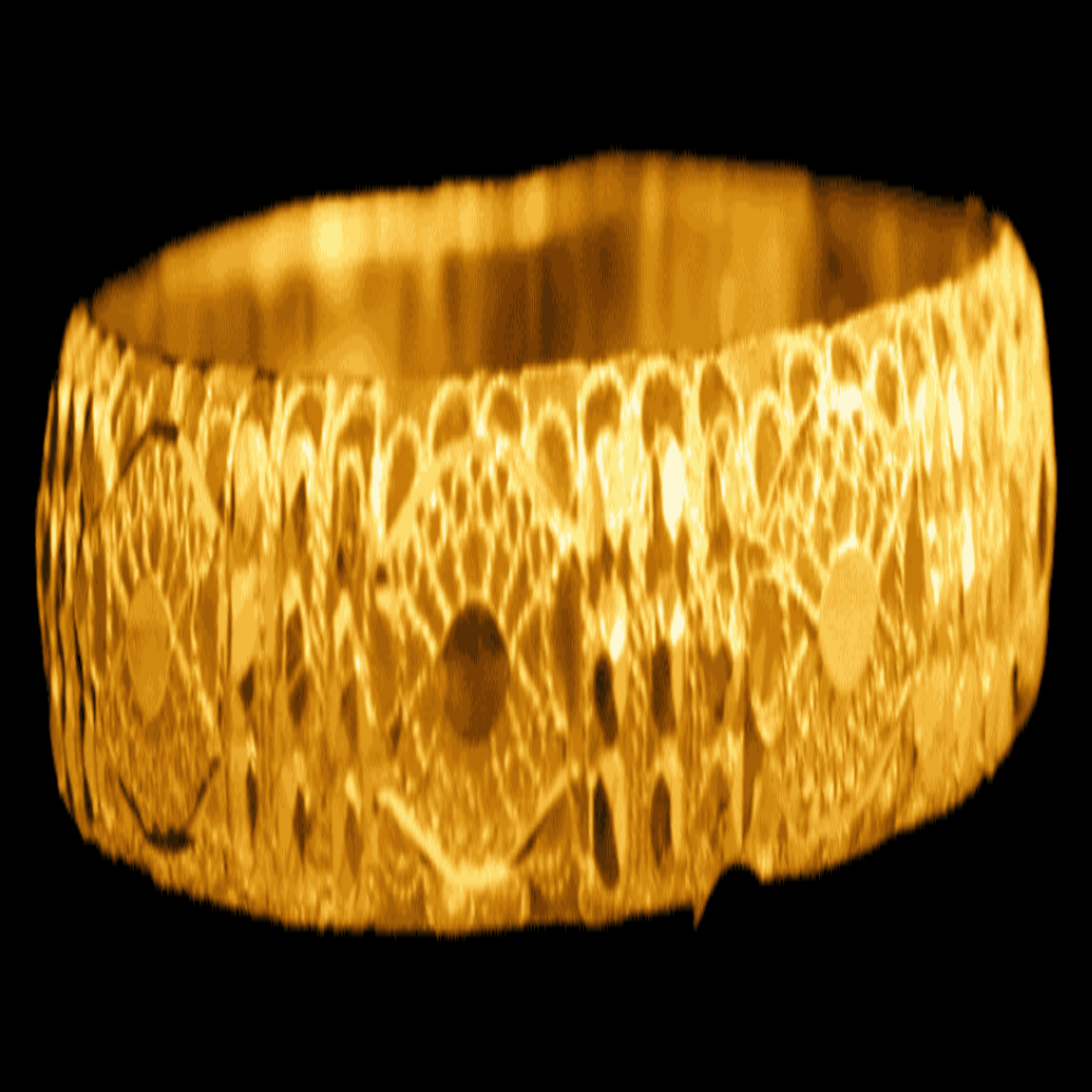 21K Gold Bangle, L (21) – SB28133