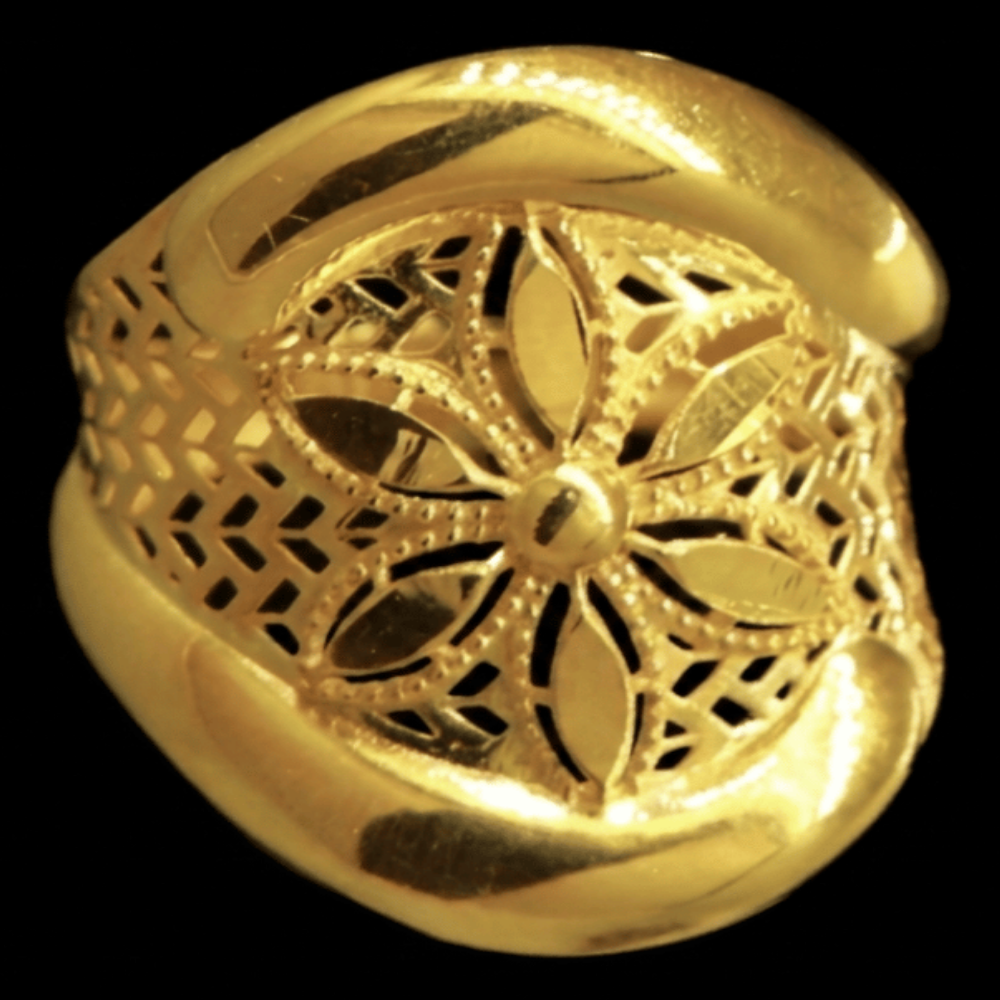 21K Yellow Gold Ring – Size 10 – SW31796