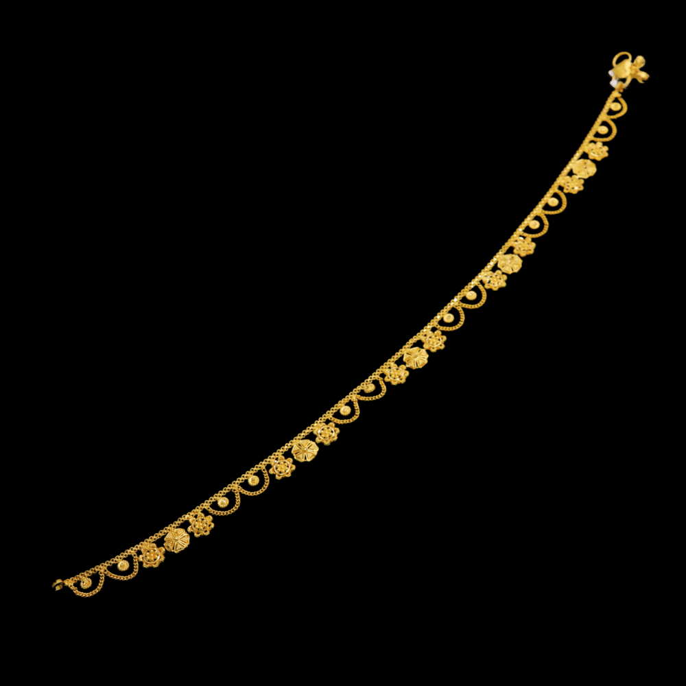 22K Gold Anklet