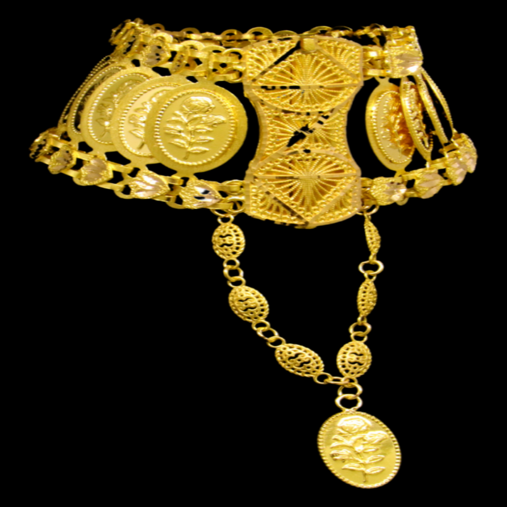 21K Gold Coins Bracelet
