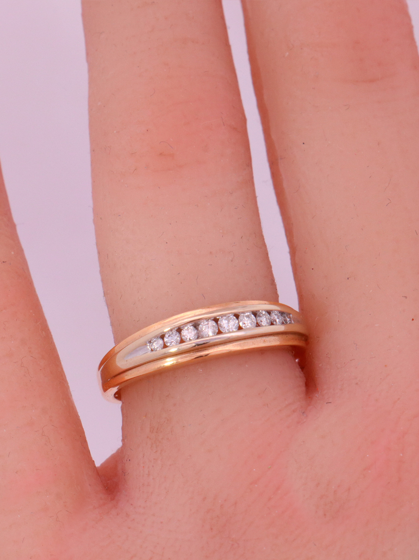 14K Yellow Gold Diamond Wedding – SW21809