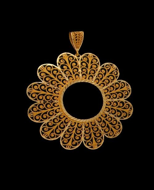 21K Gold Coin Frame – 18492