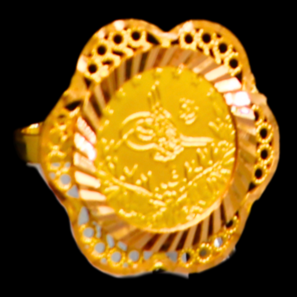 21K Yellow Gold Ring – Size 4 – SW33835