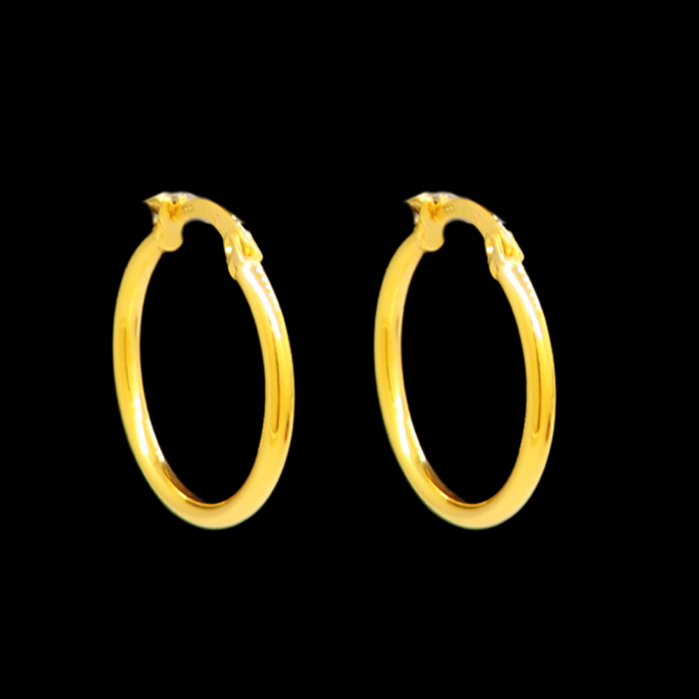 21K Gold Drop Earrings – SW33285