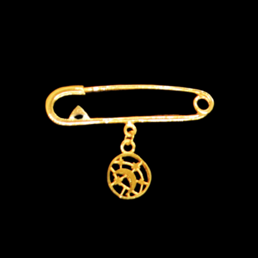 21K Gold Baby Pin