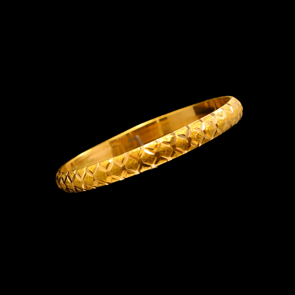 21K Gold Bangle, S (19) – SB28142 image 2 of 2