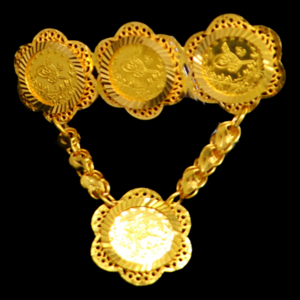 21K Gold Frame Pin