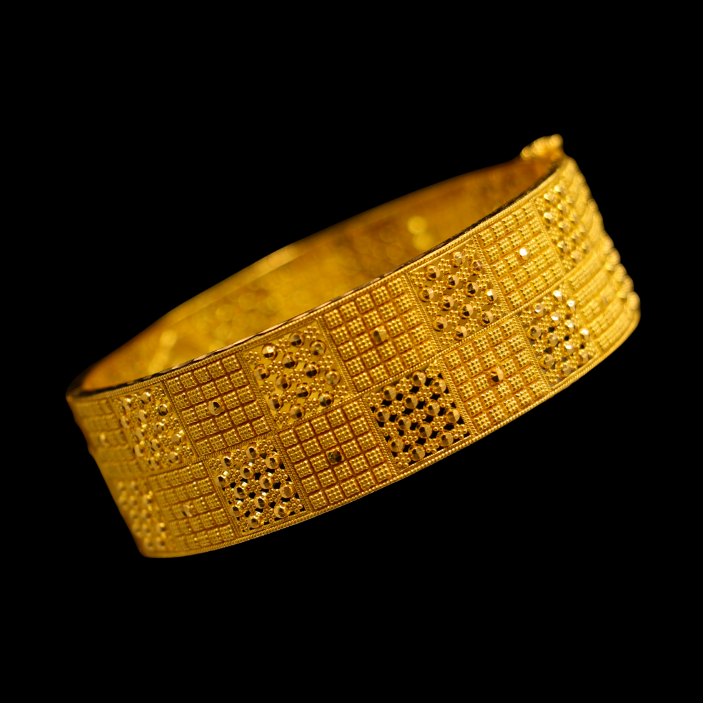 22K Gold Bangle Bracelet – SB25655 image 2 of 3
