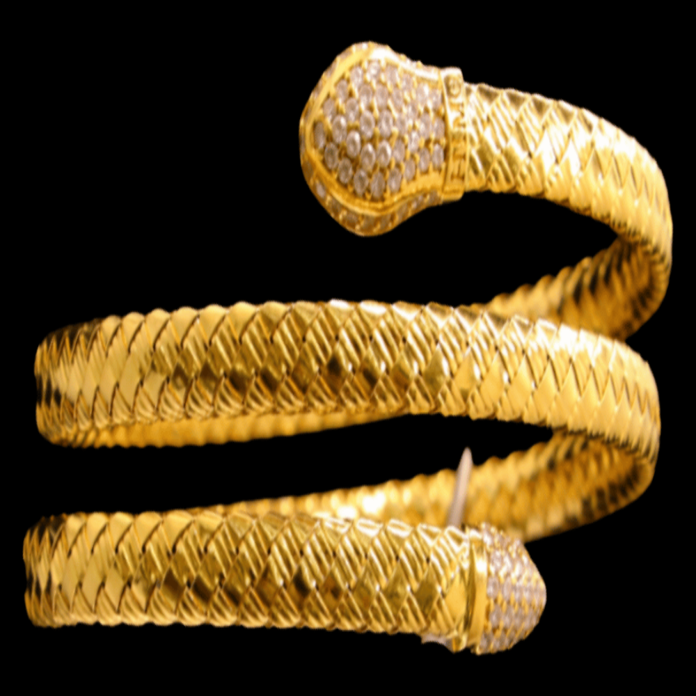 21K Gold Himo Bangle – SD28120