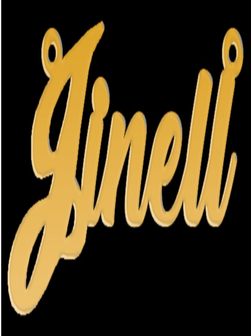 21K Personalized Nameplate Necklace – 27685
