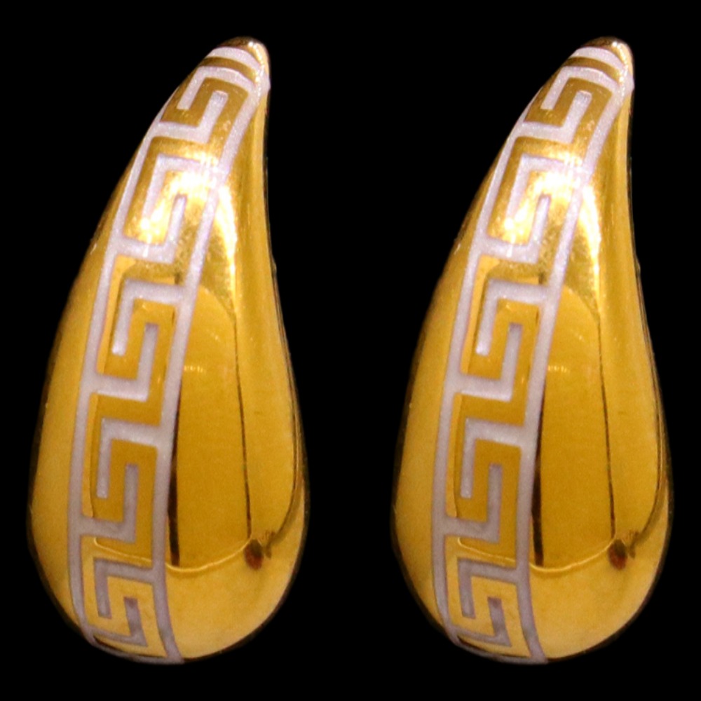21K Gold Stud Earrings - SW19992