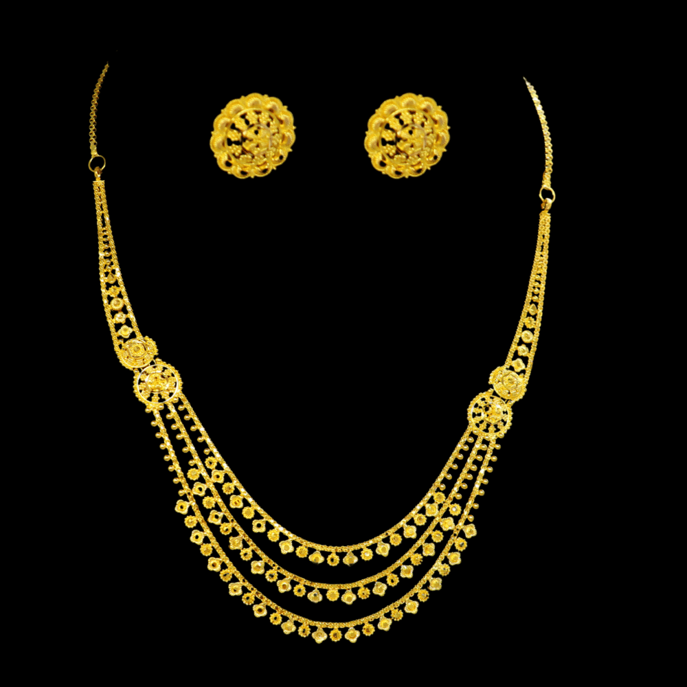 22K Short Necklace Set – SW33444