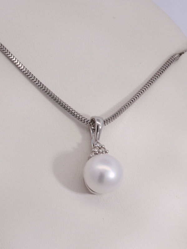 18K White Gold Diamond Necklace – SW30893