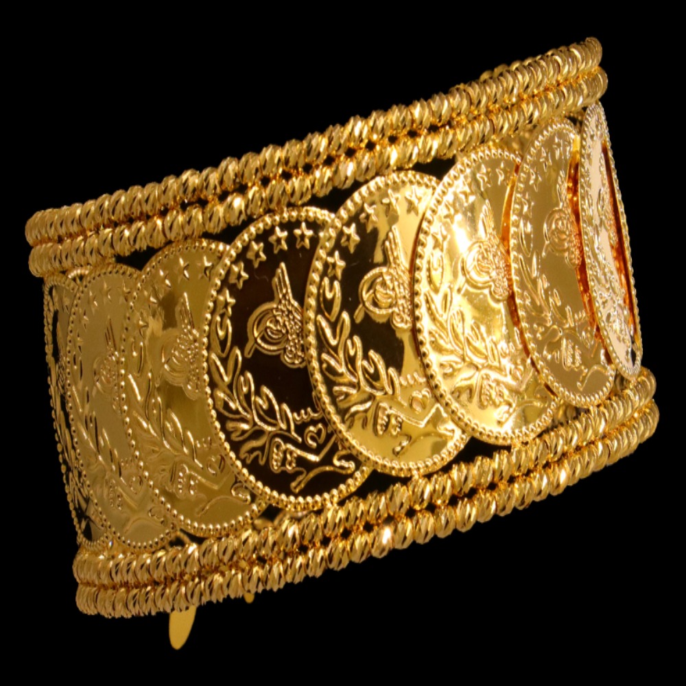 21K Gold Bangle Bracelet – SW19609 image 2 of 2