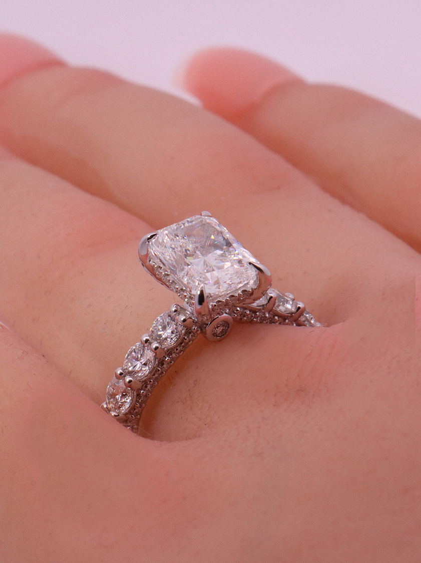 Lab-Grown Diamond Engagement Ring – SW19787 image 2 of 2