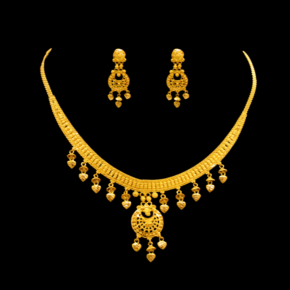22K Gold Necklace Set