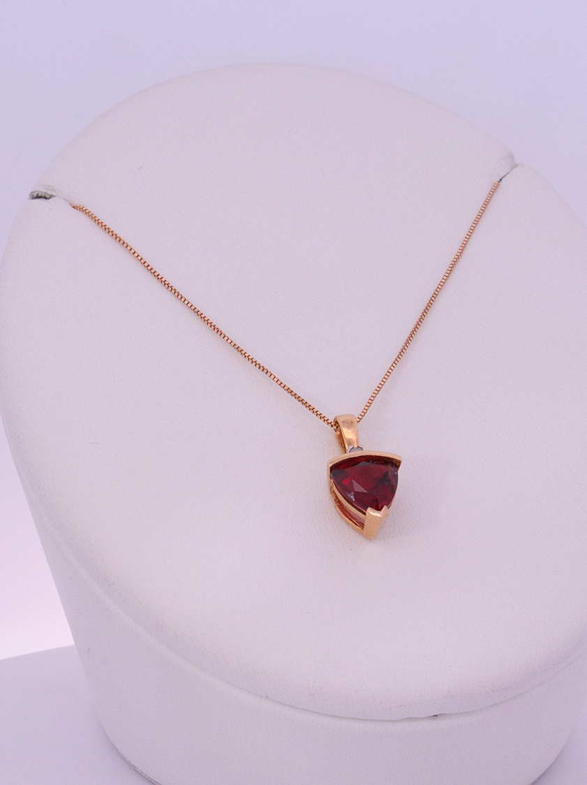 Diamond & Garnet Necklace