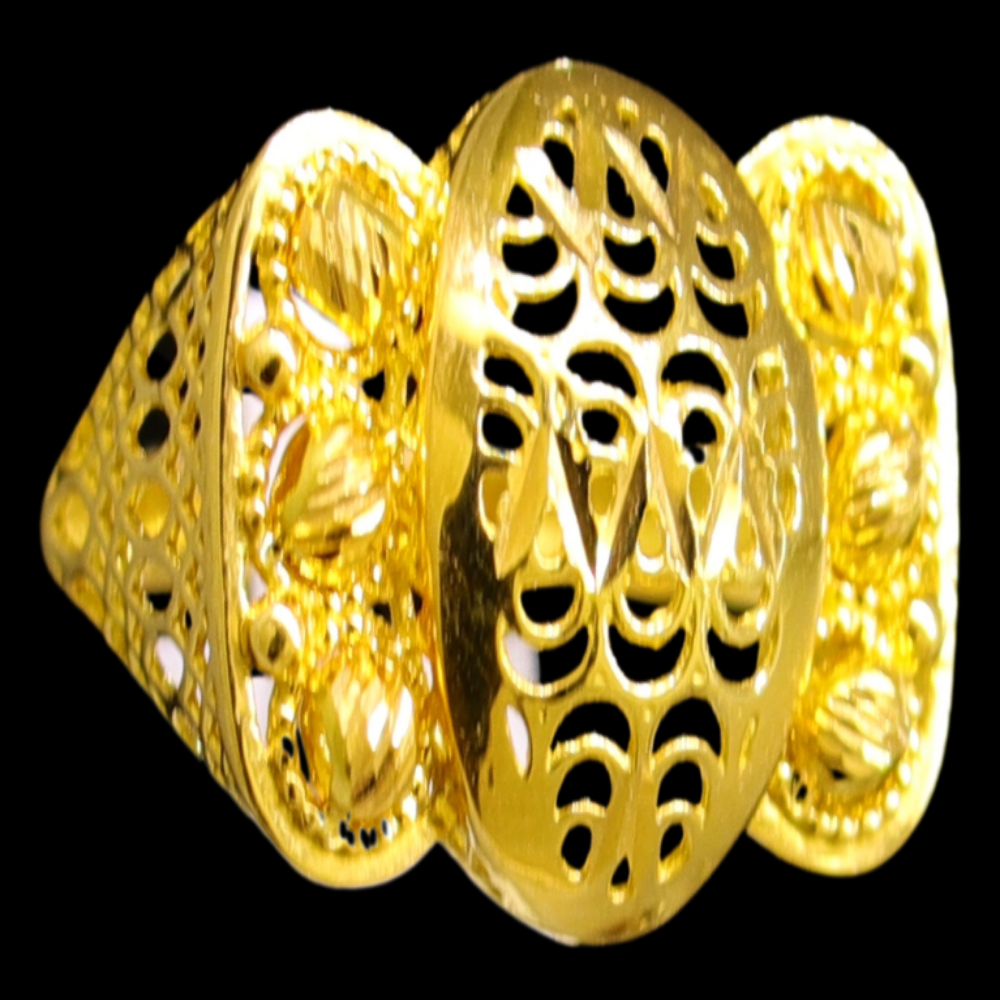 21K Yellow Gold Ring – Size 11 – SW30068