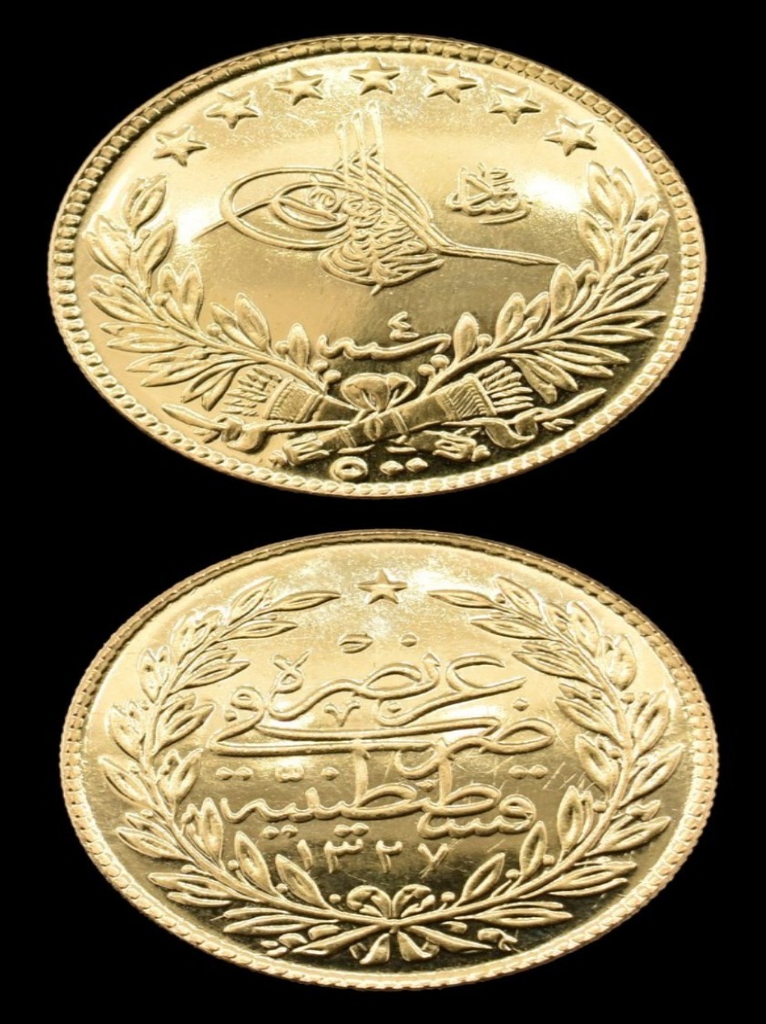 Half Turkish Gold Coin – 17202