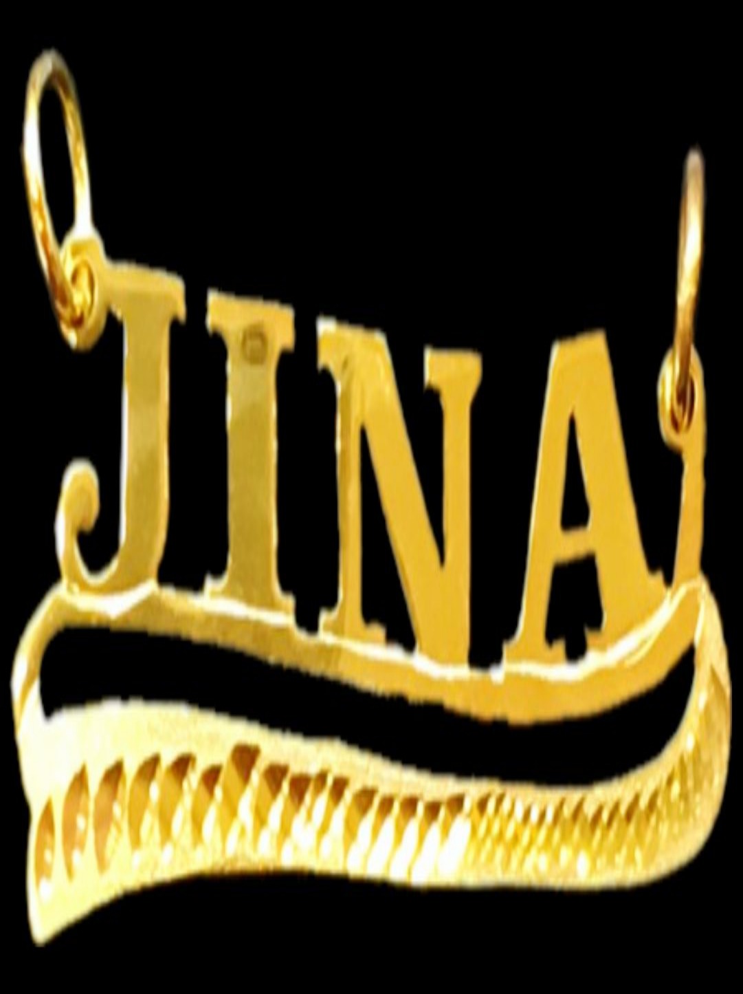 21K Personalized Nameplate Necklace – 2002