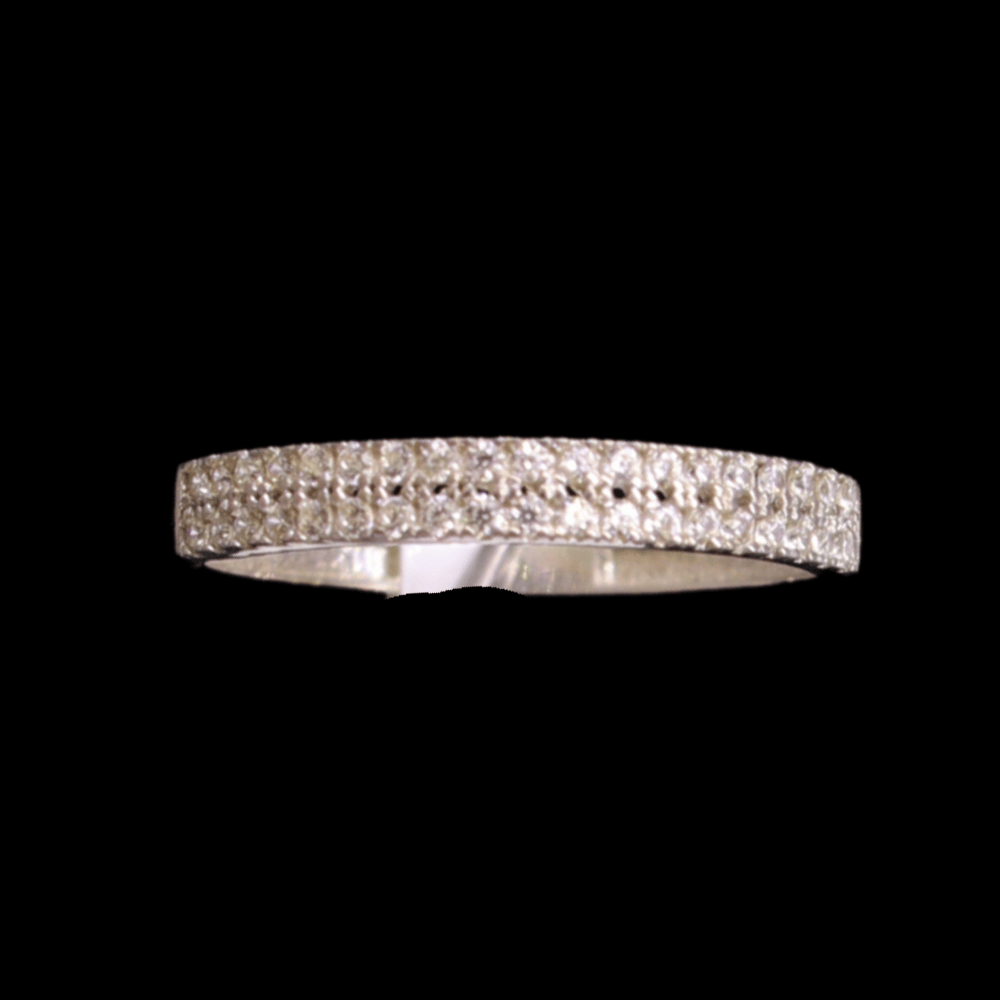 18K White Gold Bridal Ring