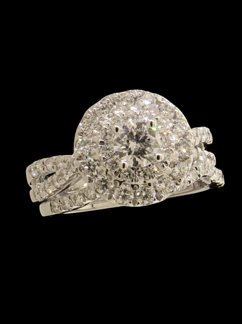 14K White Gold Diamond Bridal – SW10102 image 2 of 2