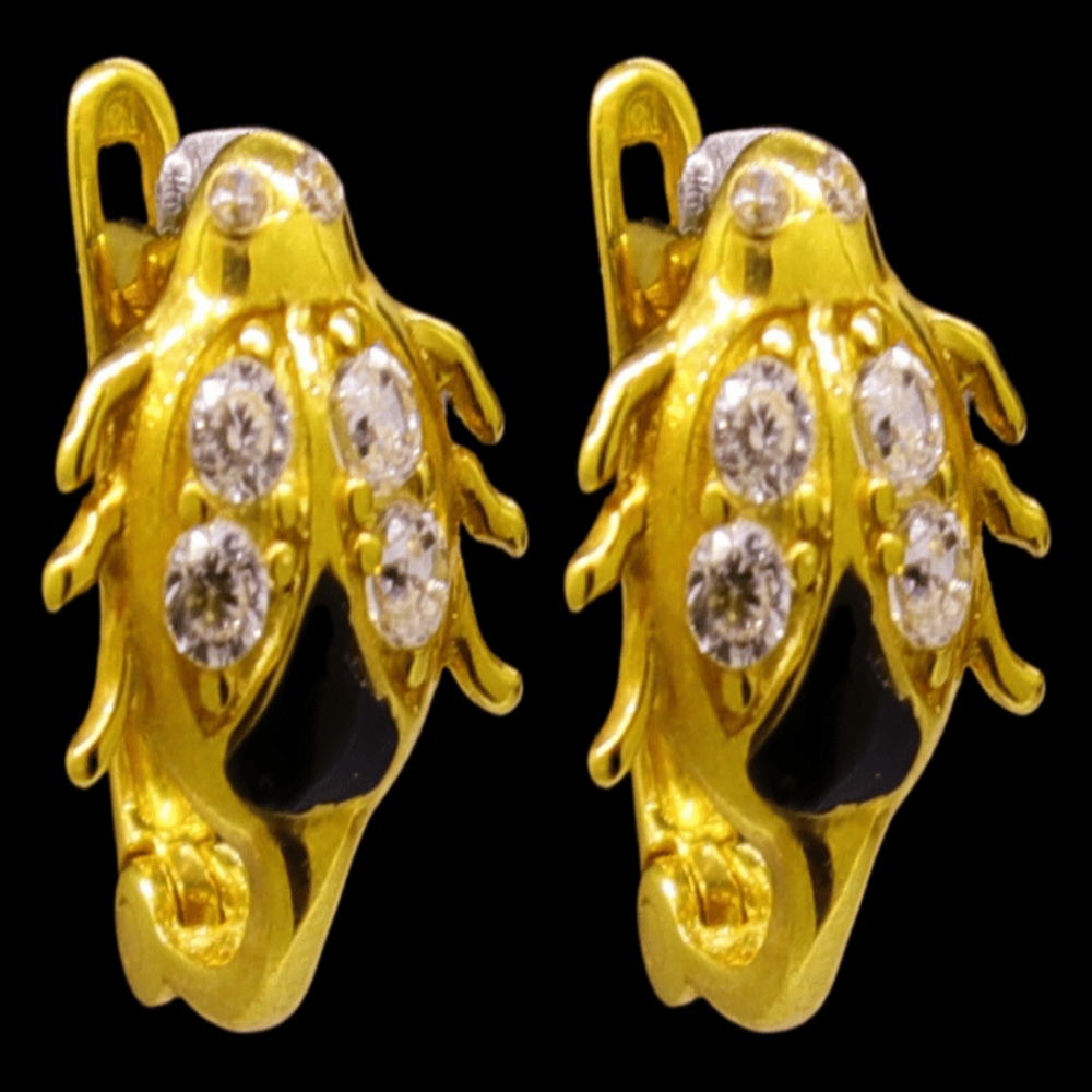 18K Gold Hoop Earrings - SW29213