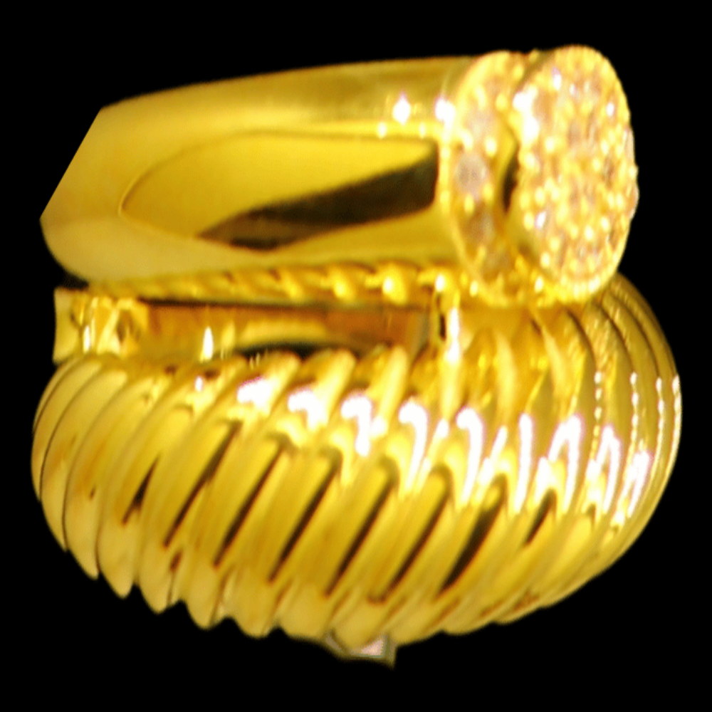 21K Yellow Gold Ring – Size 12 – SW30935