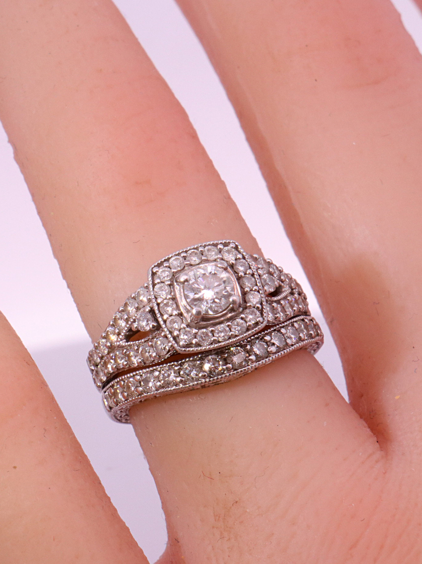 14K White Gold Diamond Bridal – SW13487 image 2 of 2