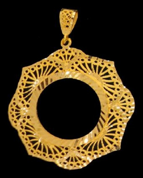 21K Gold Coin Frame – 20050