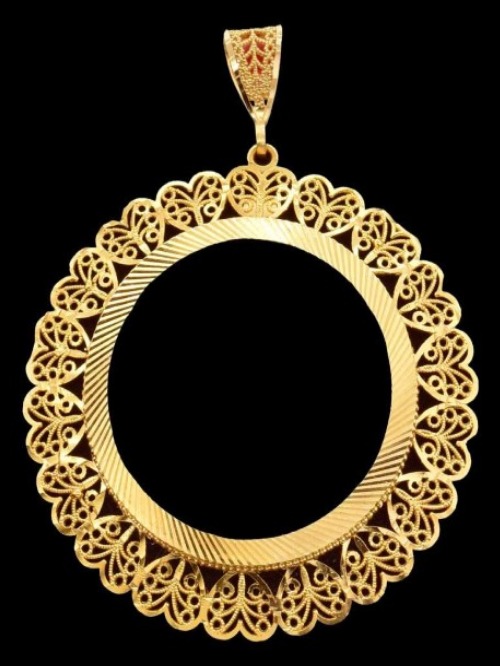 21K Gold Coin Frame – 689