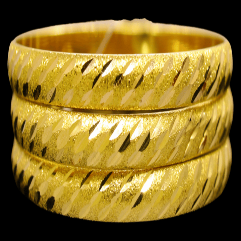 21K Gold Bangle Set (M)
