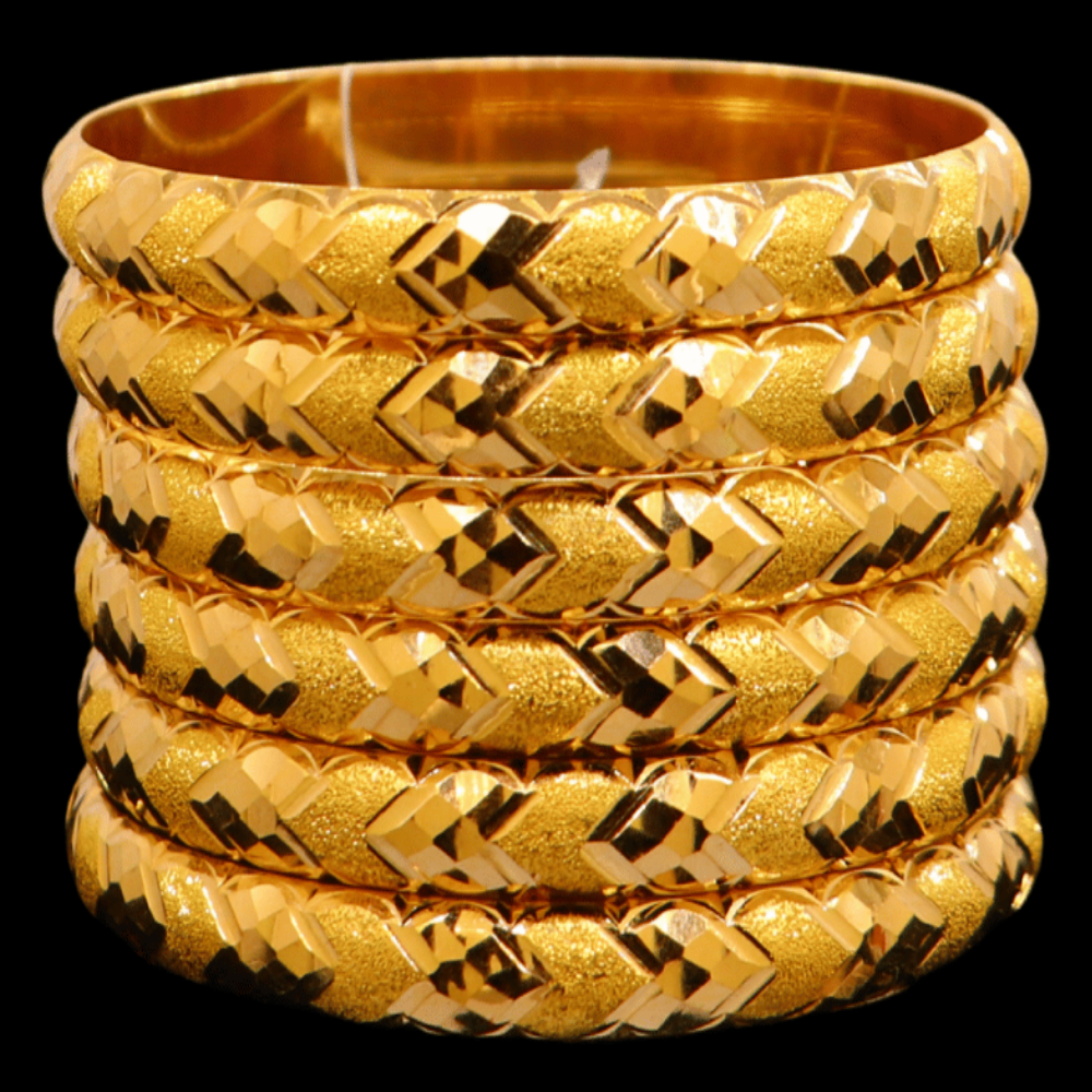 21K Gold Bangle Set, S (19) – SW31422