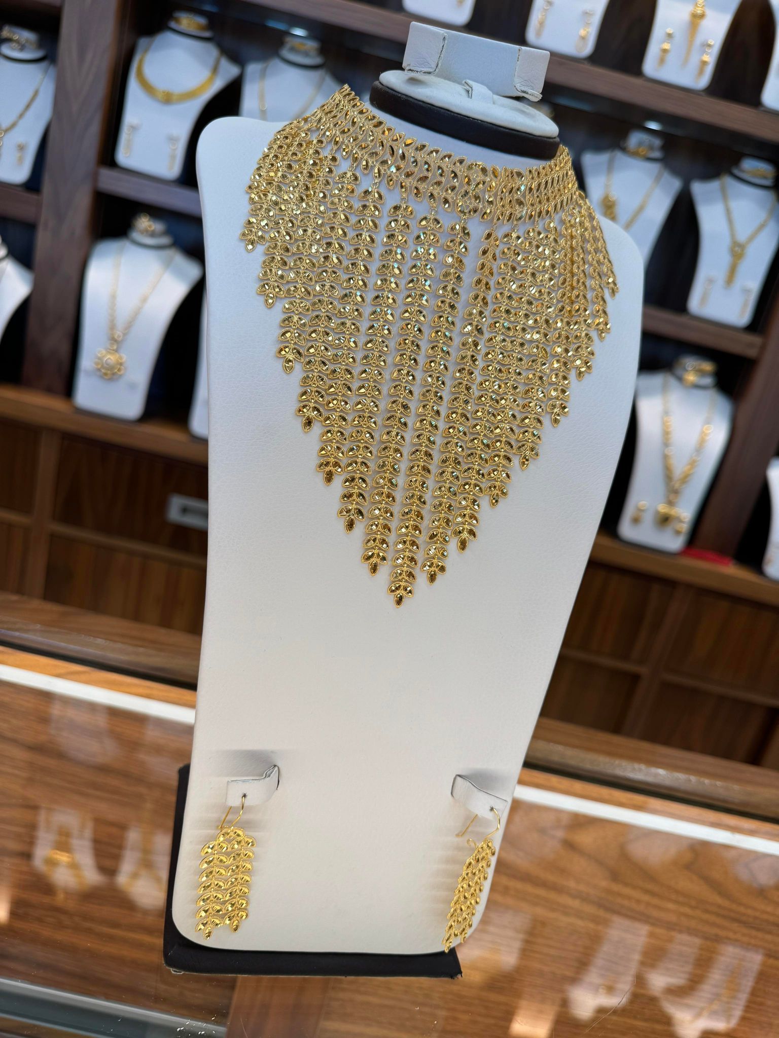 21K Gold Necklace Set